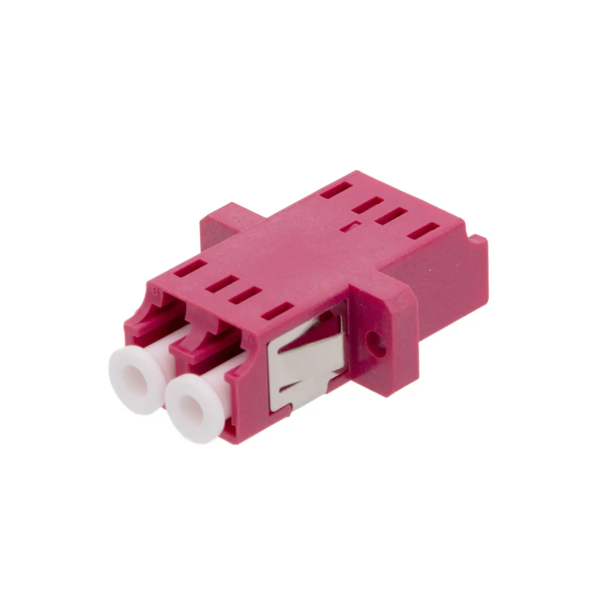 LC OM4 DX Adapter with Tab for Patch Panel