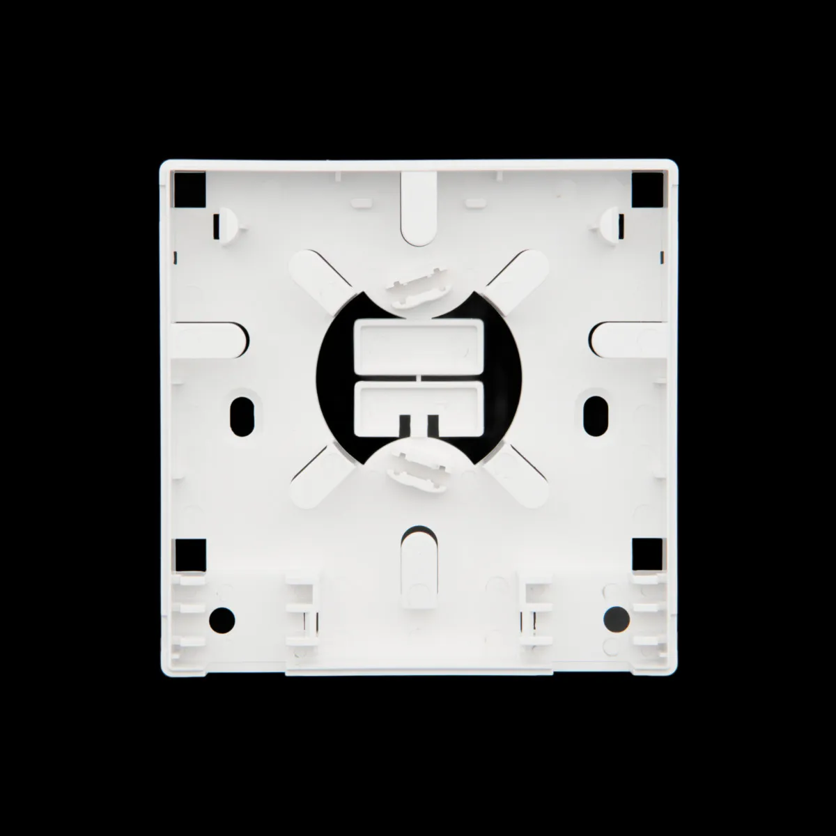 Fiber Optic Box for 2 Splices and 2 Adapters [Not Included] [86x86x23mm]