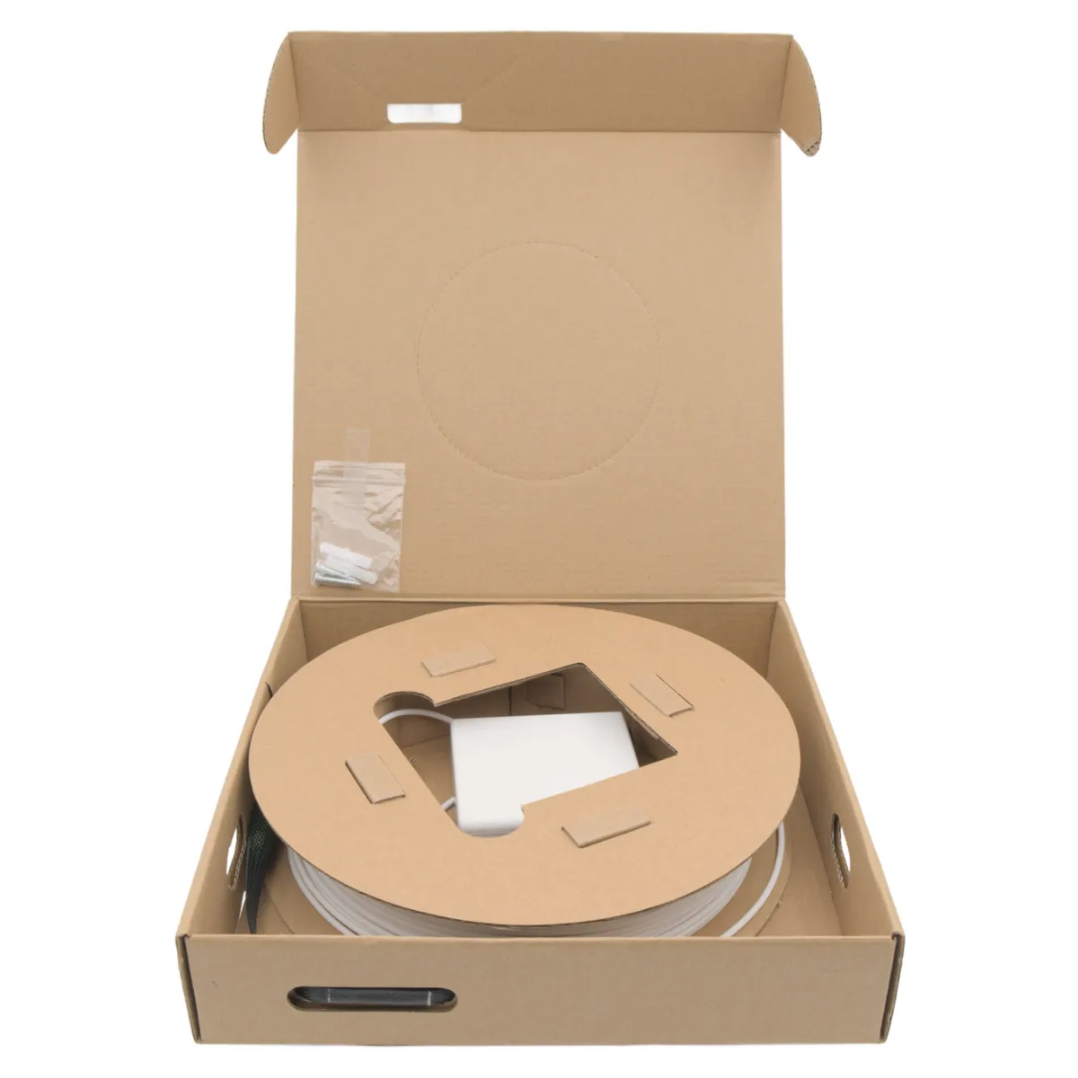 KIT ICT2 acometida para viviendas Caja + 2 Fibras conectorizada SC/APC CPR-Dca, 30m
