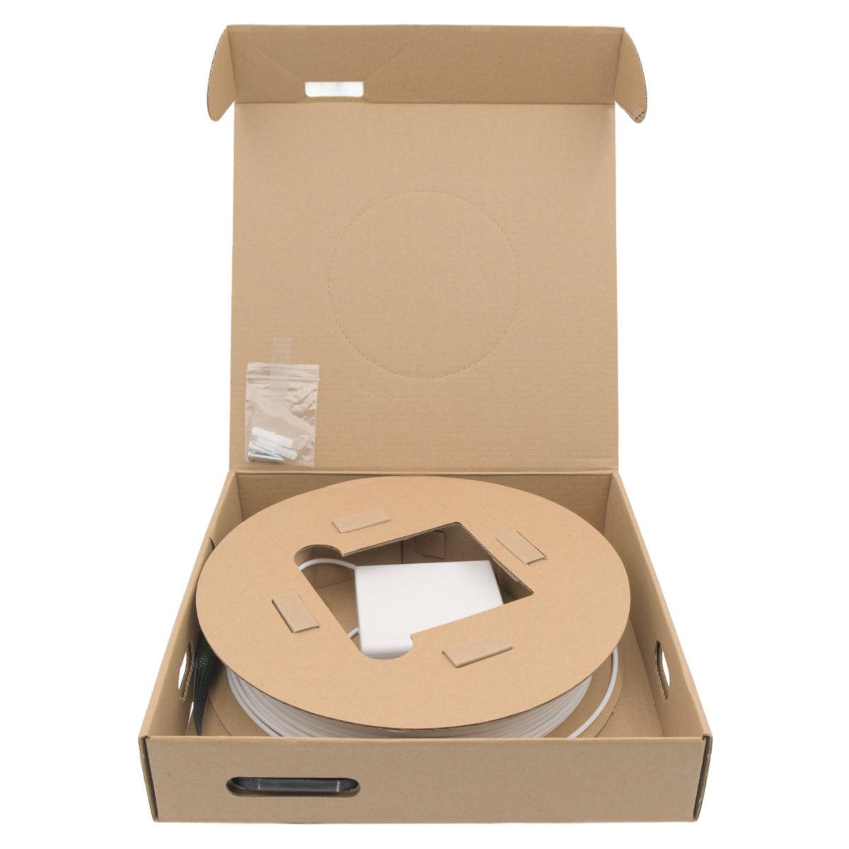 KIT ICT2 acometida para viviendas Caja + 2 Fibras conectorizada SC/APC CPR-Dca, 50m