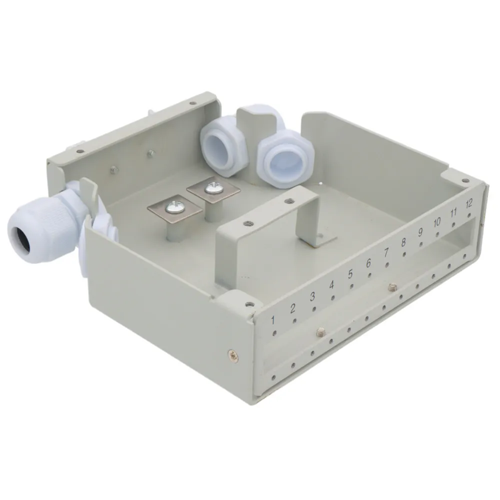 Patch Panel de Fibra Óptica para Carril DIN - 12 puertos SC SX / LC DX — imagen 3