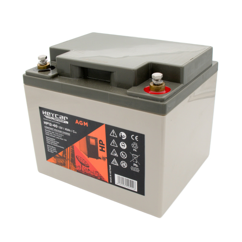 Batería 12V 40Ah HeyCar HP 166x195x170mm
