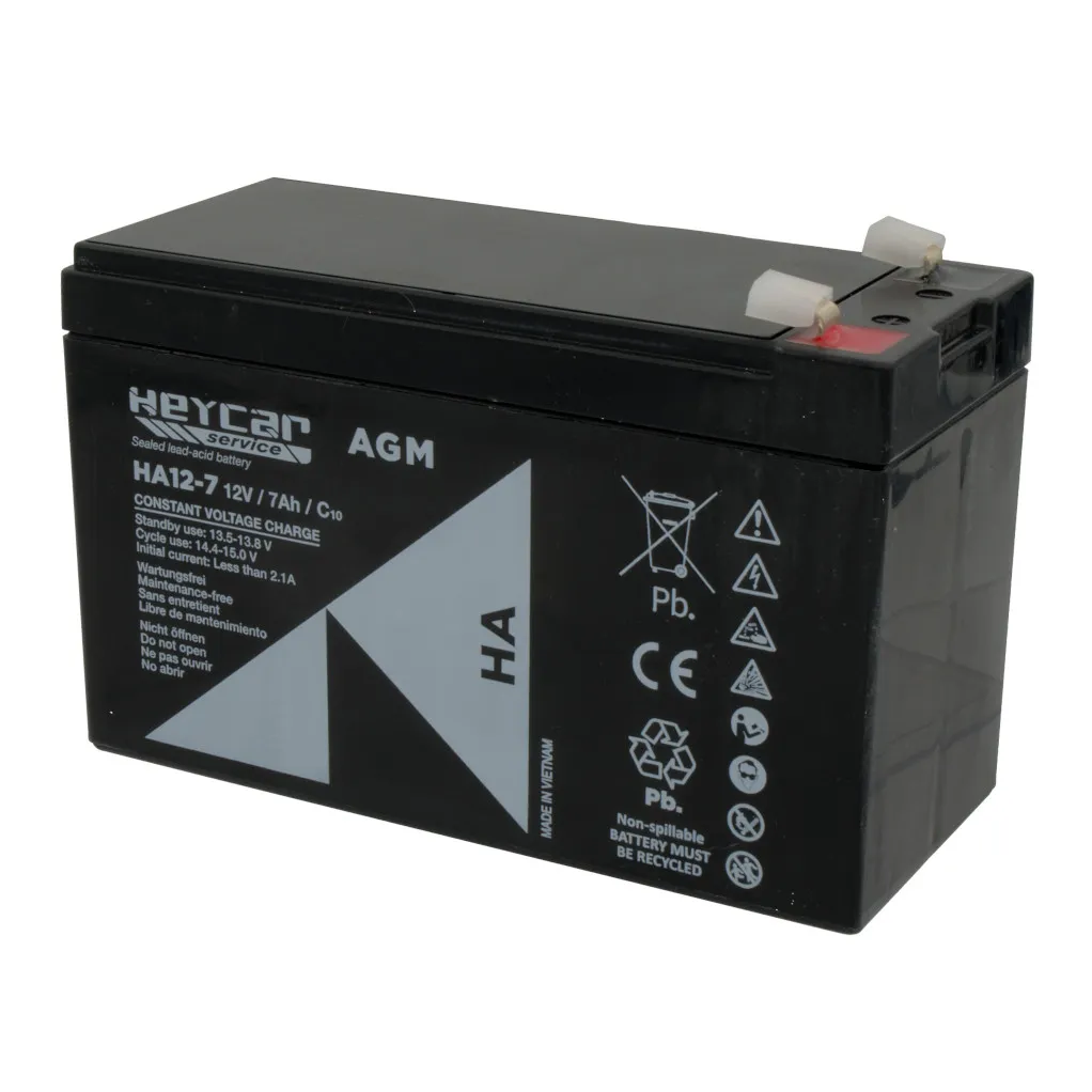 Batería 12V 7Ah HeyCar HA 151x65x94mm