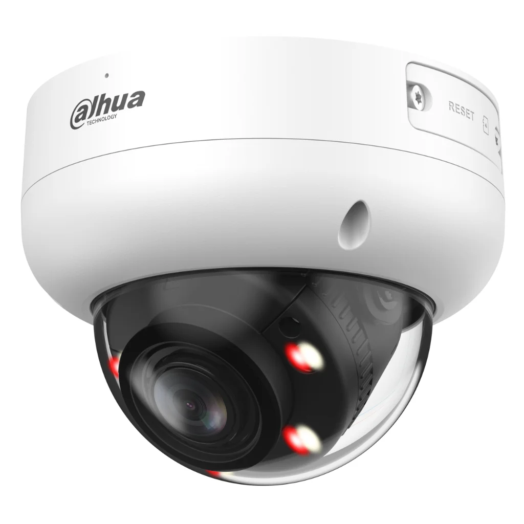 Domo IP 4M H265 FULL COLOR WDR Iluminación Dual LED50m/IR50m 2.7-13.5mm IP67 IK10 PoE MIC AI