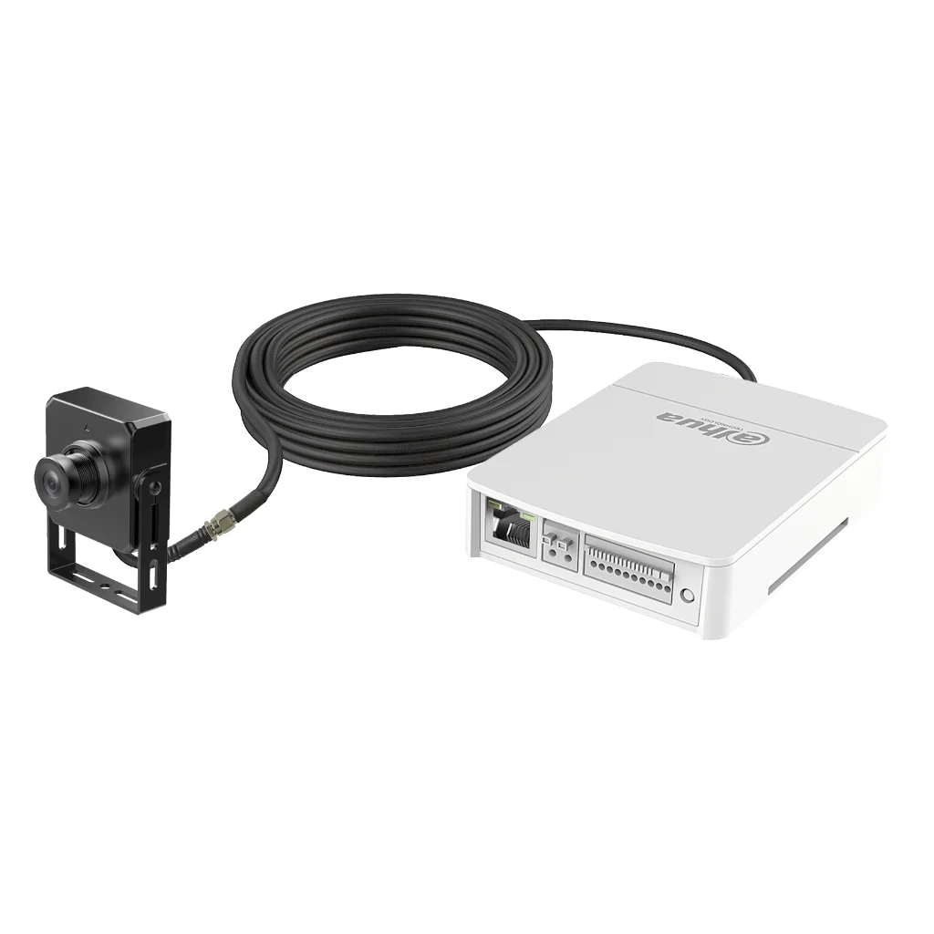 Minicámara IP H265 Pinhole 2M WDR 2.8mm AUDIO E/S + Unidad principal AI