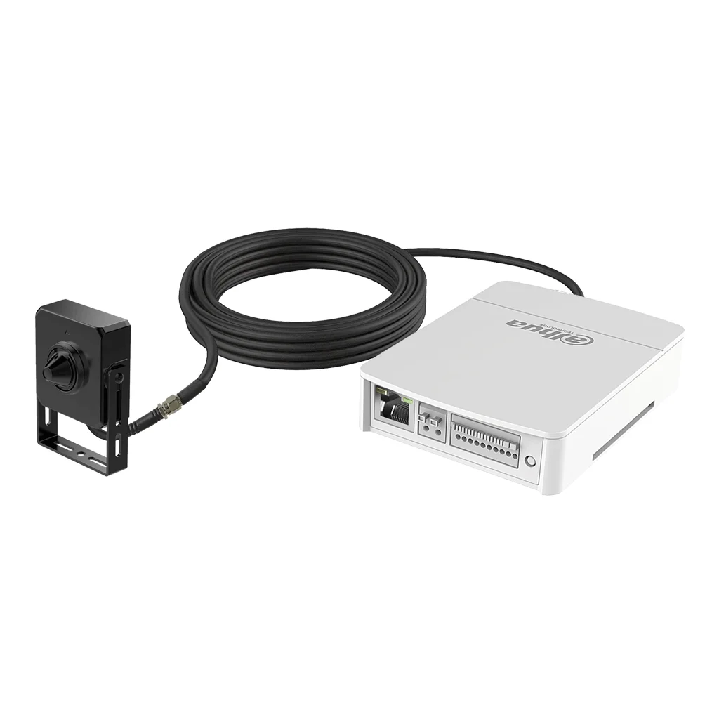 Minicámara IP H265 Pinhole 4M WDR 2.8mm AUDIO E/S + Unidad principal AI