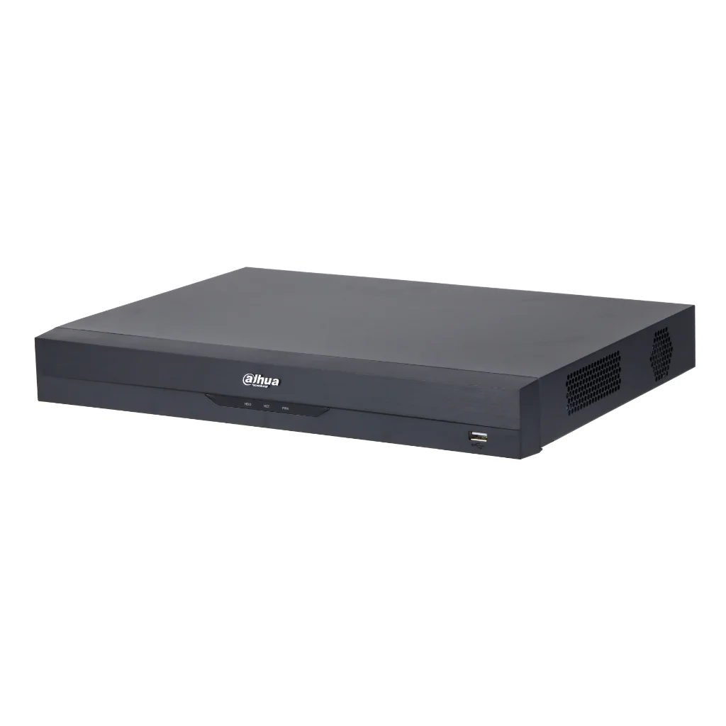 NVR 32ch 484Mbps H265 HDMI 2HDD E/S AI
