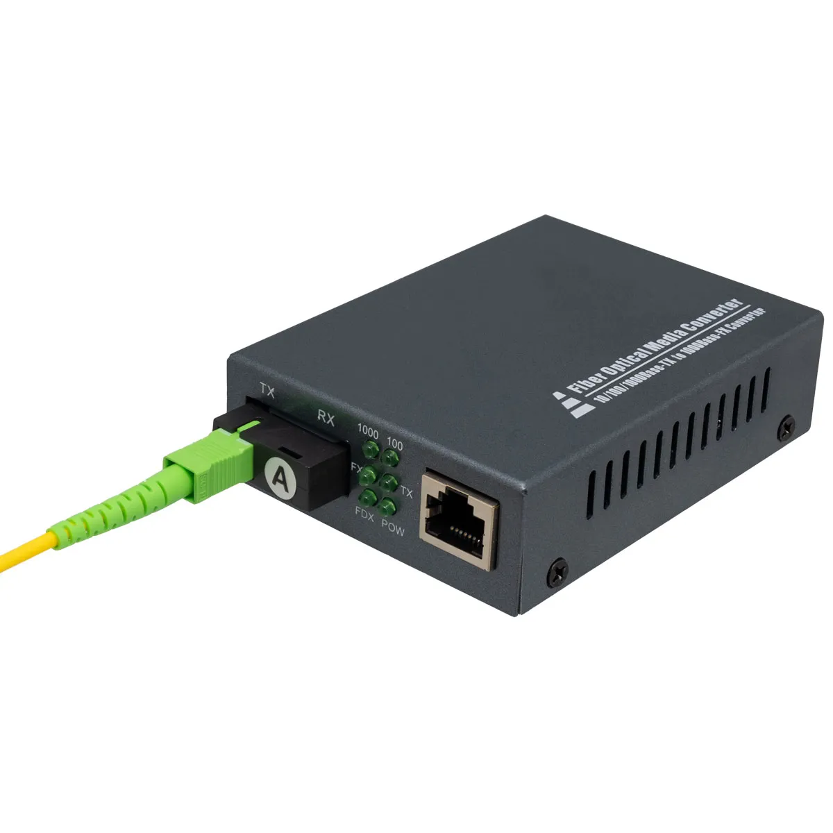 Convertidor Óptico a RJ45 para SC Simplex T1310nm R1550nm — imagen 2