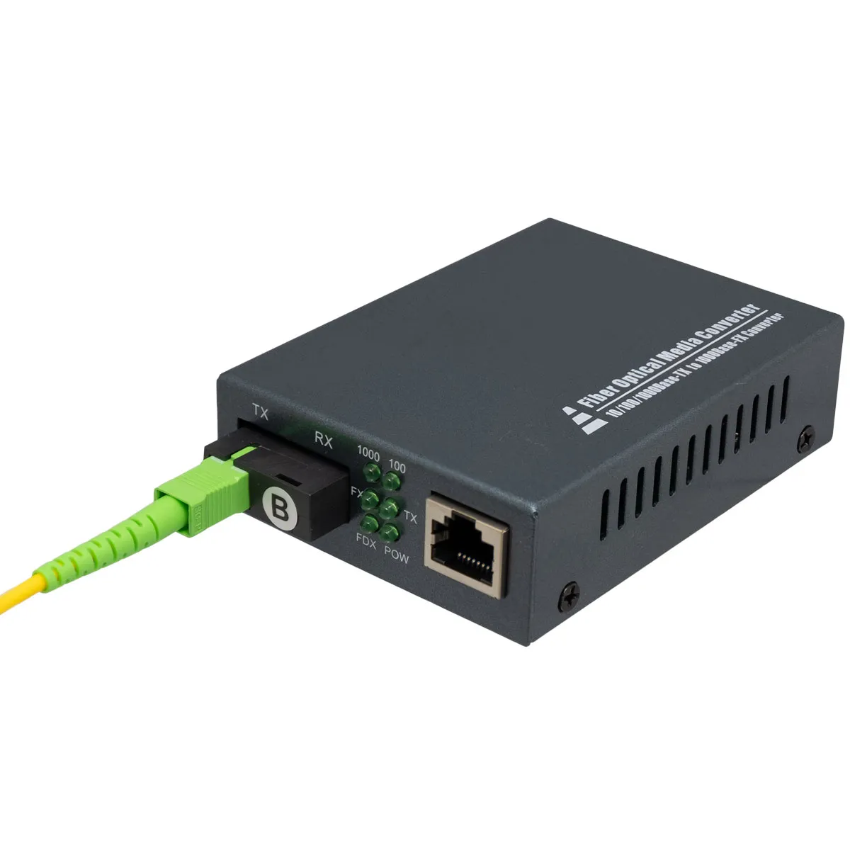 Convertidor Óptico a RJ45 para SC Simplex T1550nm R1310nm — imagen 2