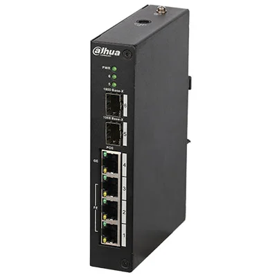 Switch Rango Temp Extendida PoE 3 puertos 10/100 + 1 puerto Gigabit + 2SFP 96W 802.3at Gestionable Layer2