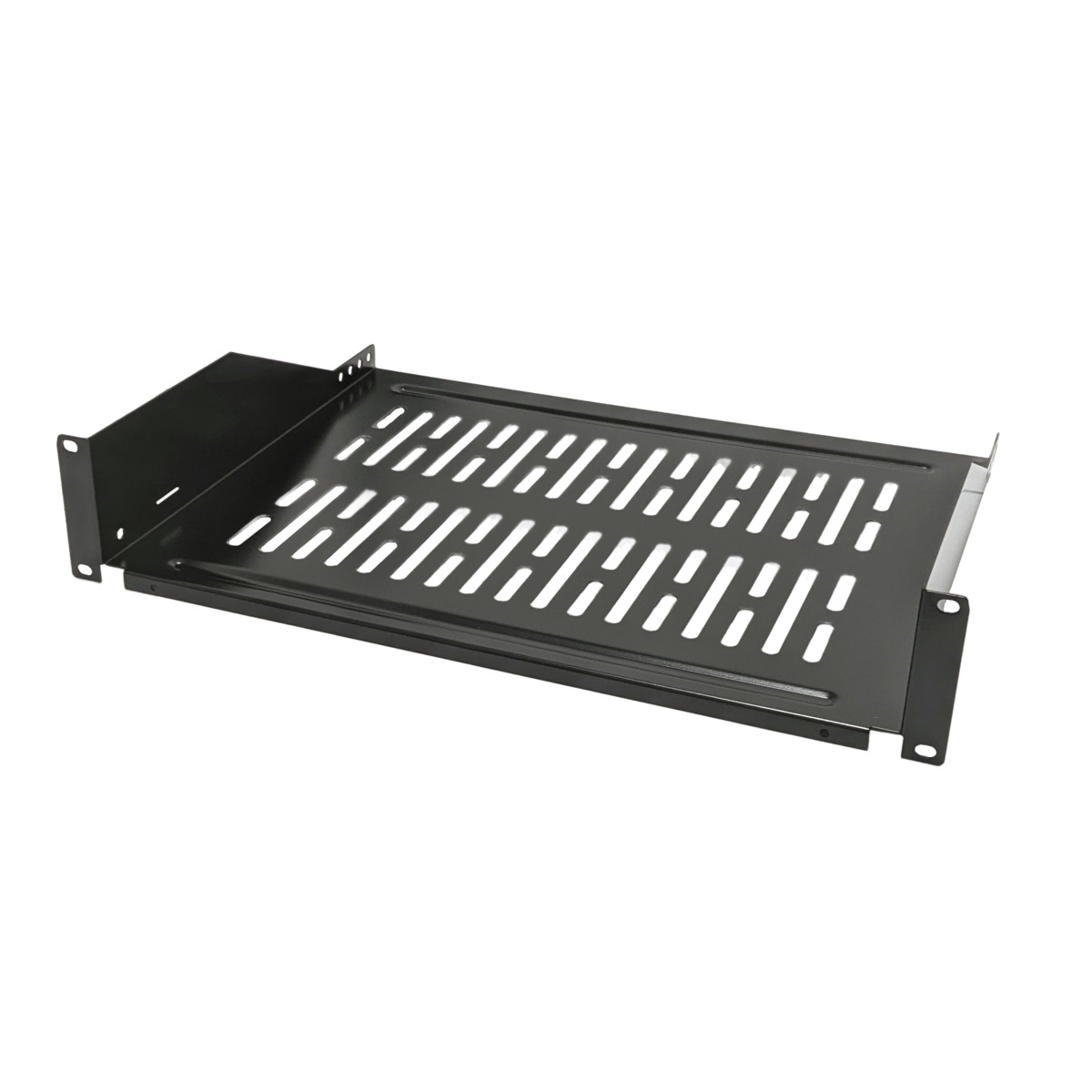 Bandeja de Rack Fija 19" 2U con Fijación Frontal, Fondo 350mm [22Kgs]