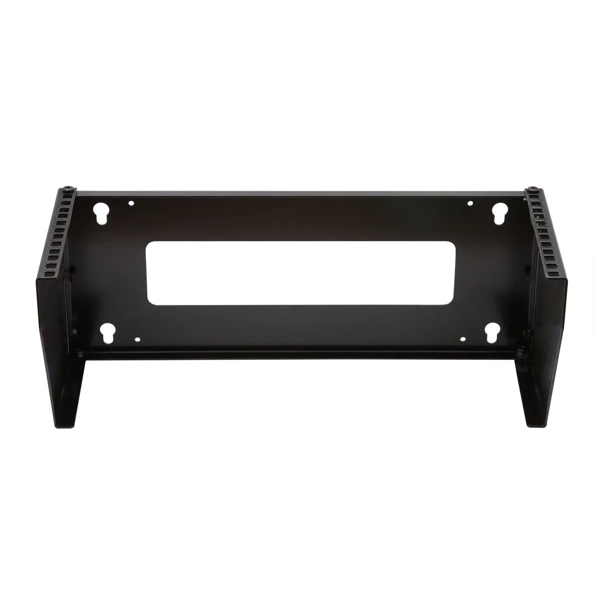 Soporte Rack Vertical para Pared de 4U, Negro 