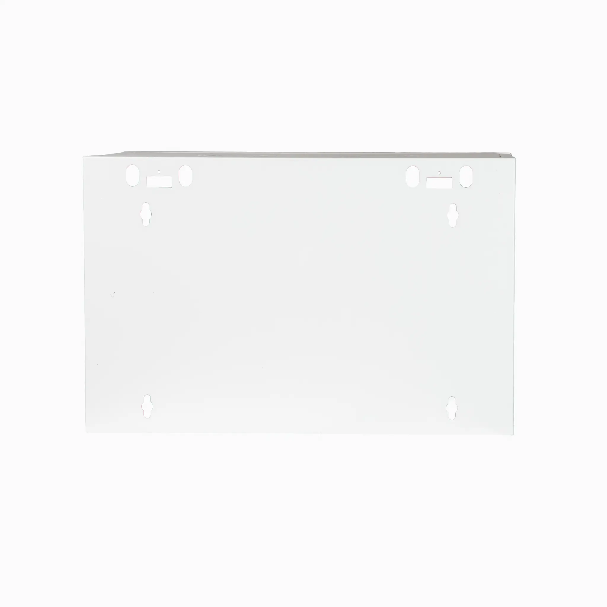 19" Armario rack 6U, Ancho:570mm, Fondo:450mm, Puerta Cristal con perforado hexágono, blanco — imagen 5
