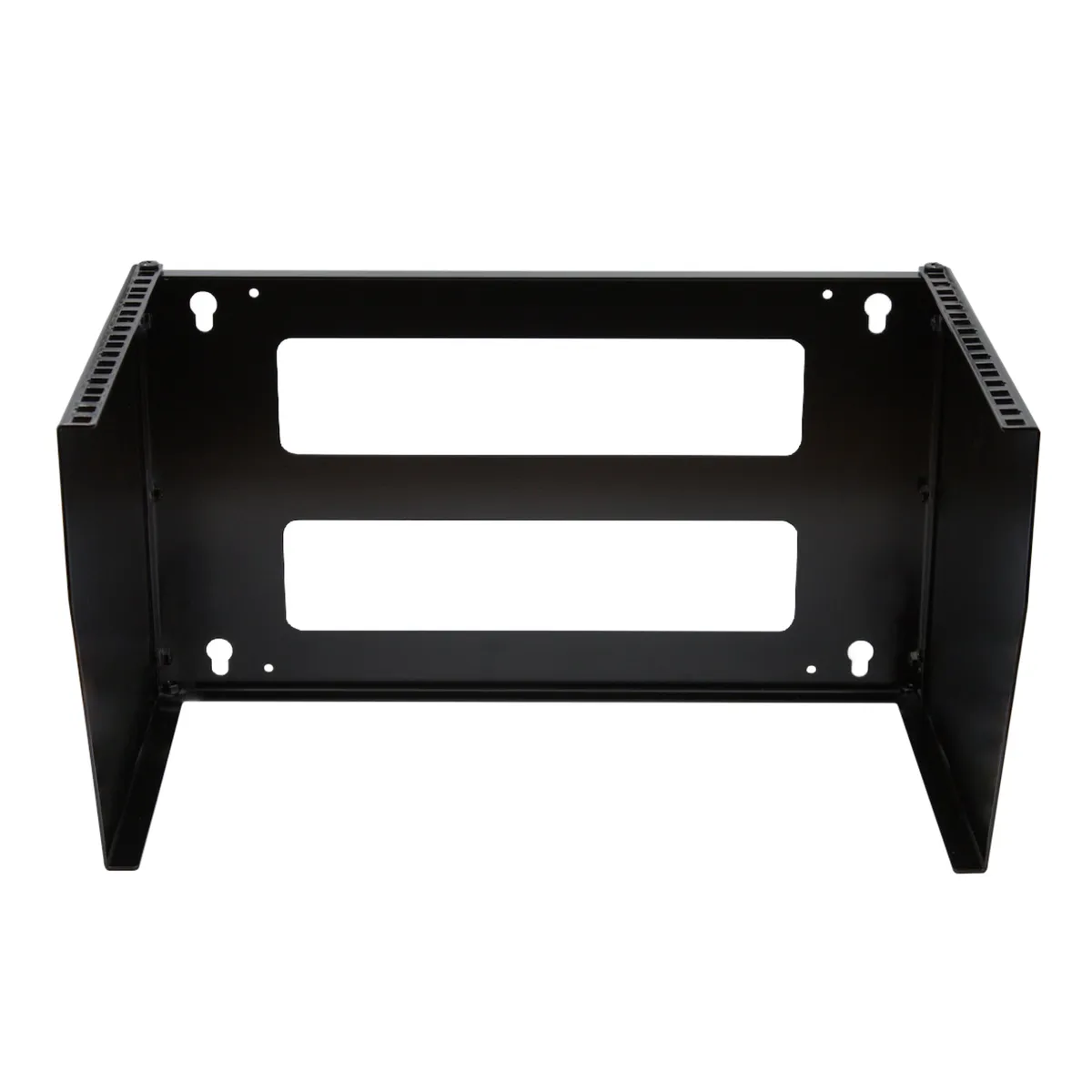 Soporte Rack Vertical para Pared de 6U, Negro 
