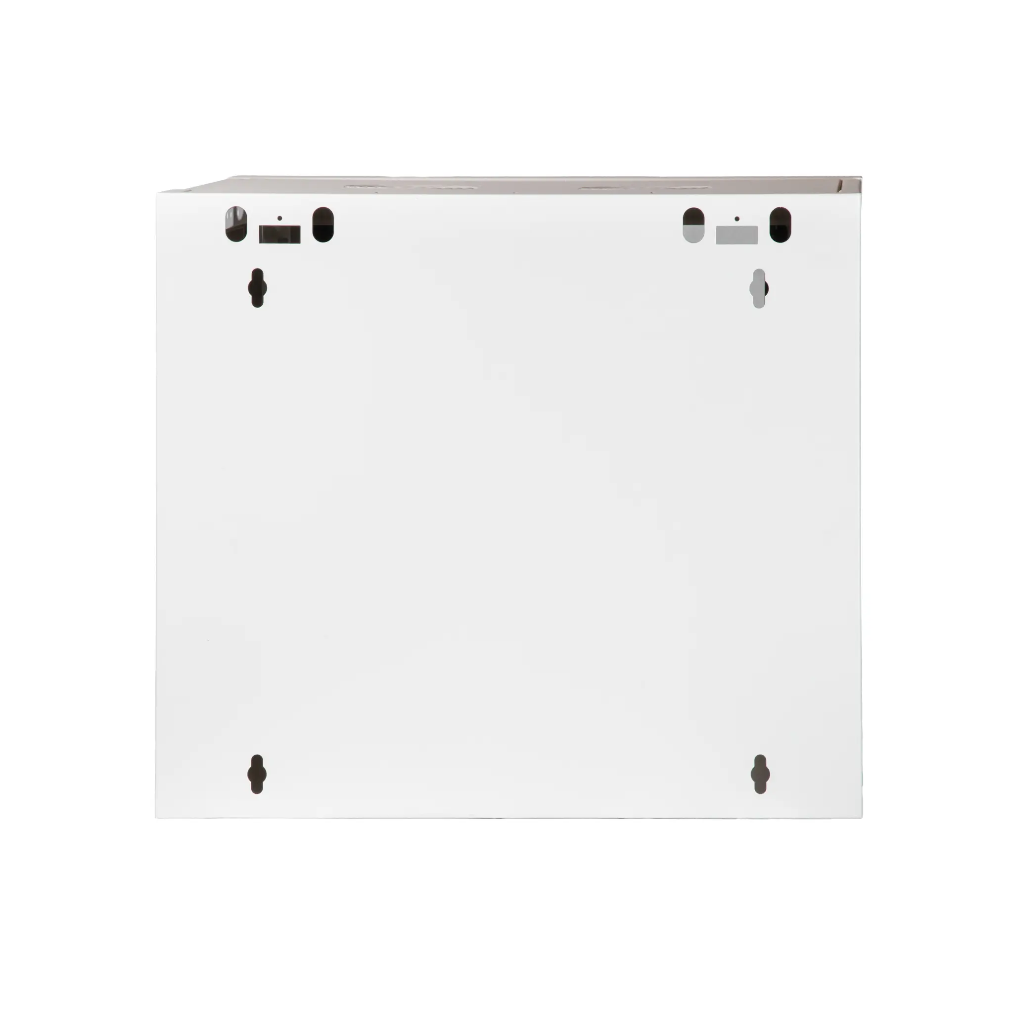 19" Armario Rack 9U, Fondo 450mm, Puerta de cristal con perforado hexágono, blanco — imagen 5