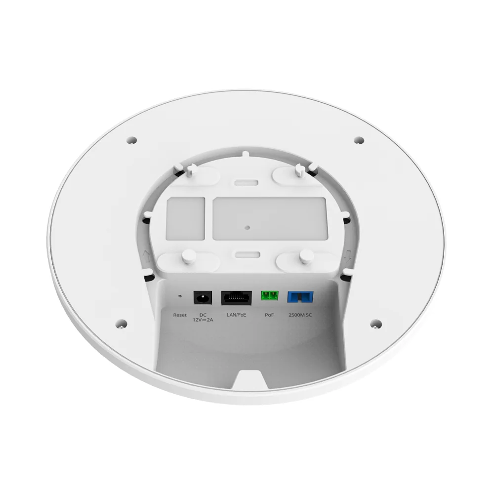 Punto de acceso Wi-Fi 6 AX3000 de alto rendimiento - Puerto óptico SC de 2.5 Gbps integrado - Diseño Ultra-Slim de solo 35 mm de grosor - Soporta alimentación PoE, DC y tecnologa POF — imagen 4