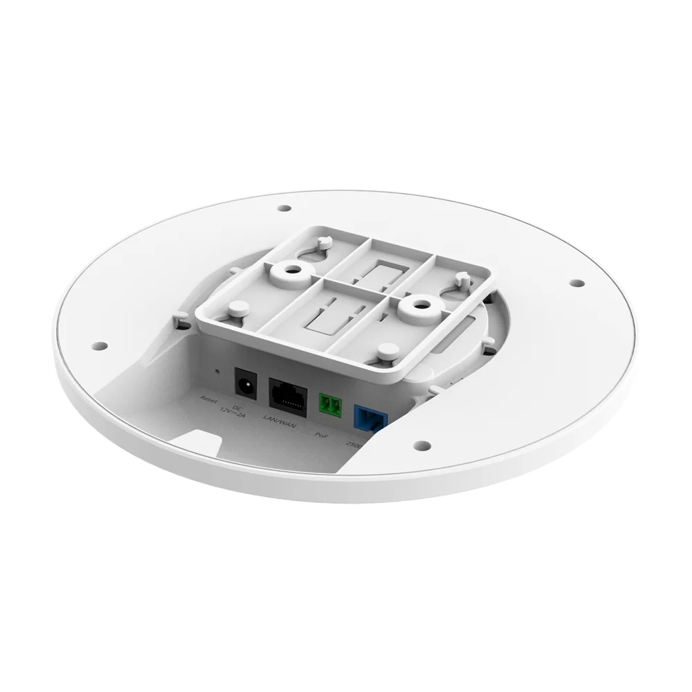 Punto de acceso Wi-Fi 6 AX3000 de alto rendimiento - Puerto óptico SC de 2.5 Gbps integrado - Diseño Ultra-Slim de solo 35 mm de grosor - Soporta alimentación PoE, DC y tecnologa POF — imagen 5
