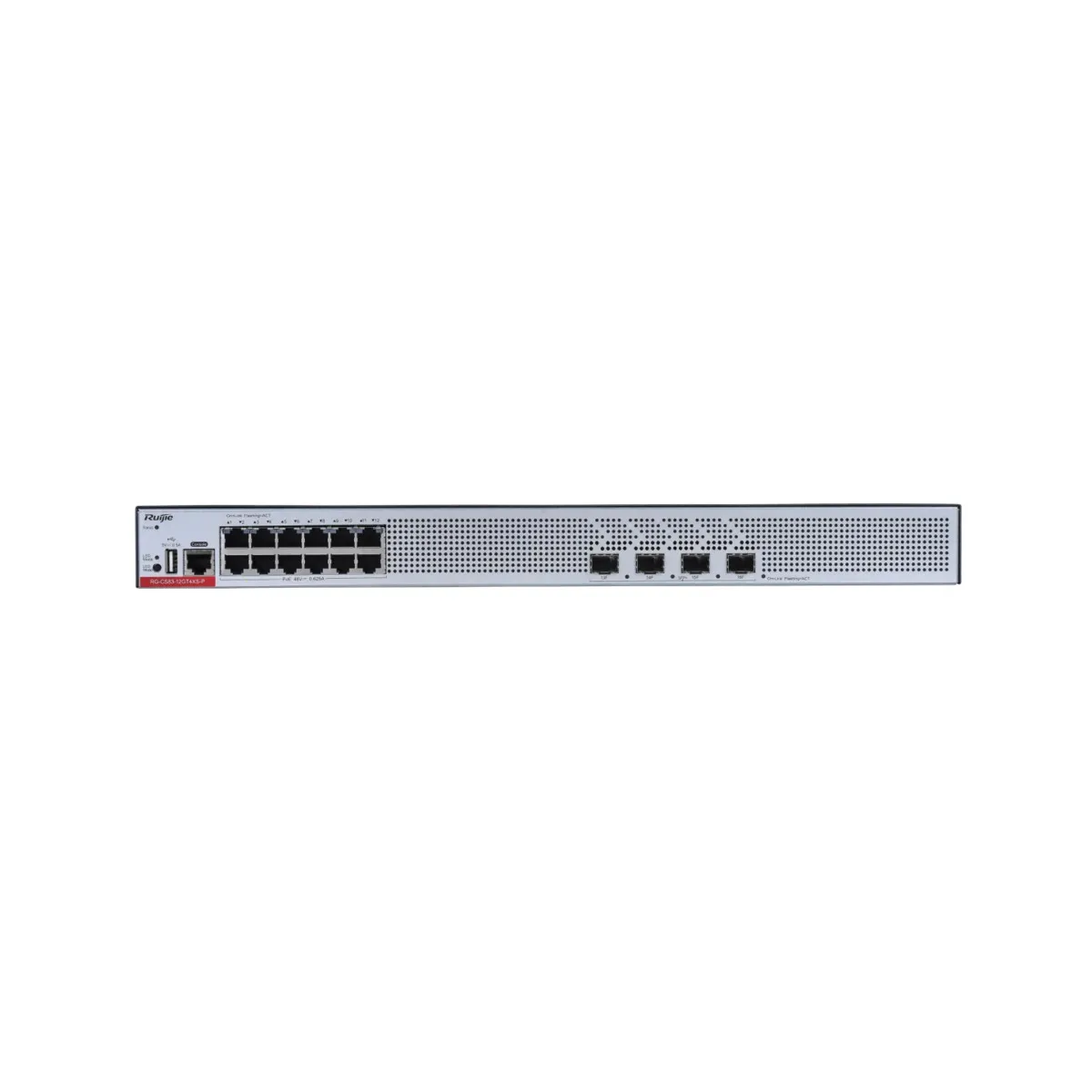 Ruijie Switch Cloud Gestionable L3 - 12 puertos PoE RJ45 1G + 4 puertos SFP+ 10G — imagen 2