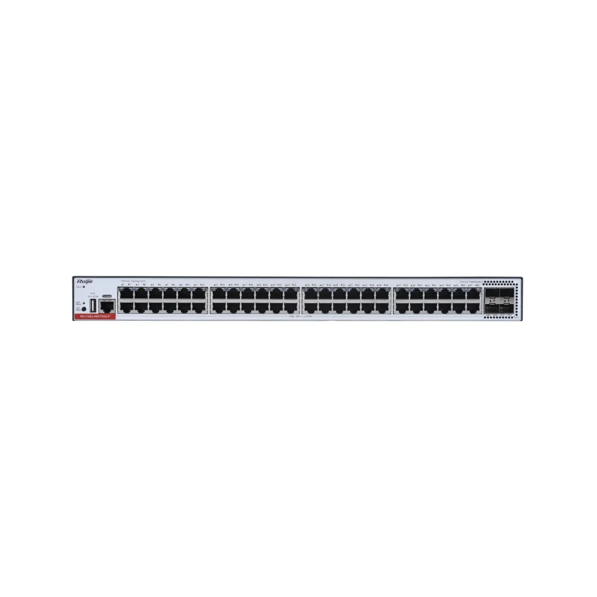 Ruijie Switch Cloud Gestionable L3 - 48 puertos PoE RJ45 1G + 4 puertos SFP+ 10G — imagen 2