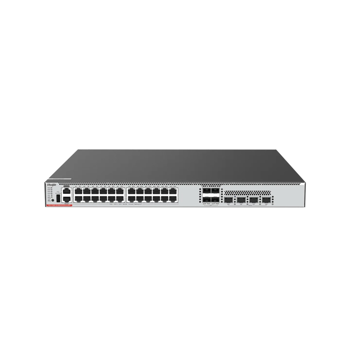 Ruijie Switch Cloud Gestionable L3 - 24 Multigigabit 10G + 4 SFP28 + 4 SFP+ - 24 x Multi-Gigabit 10G + 8 x 1/10/25Gb