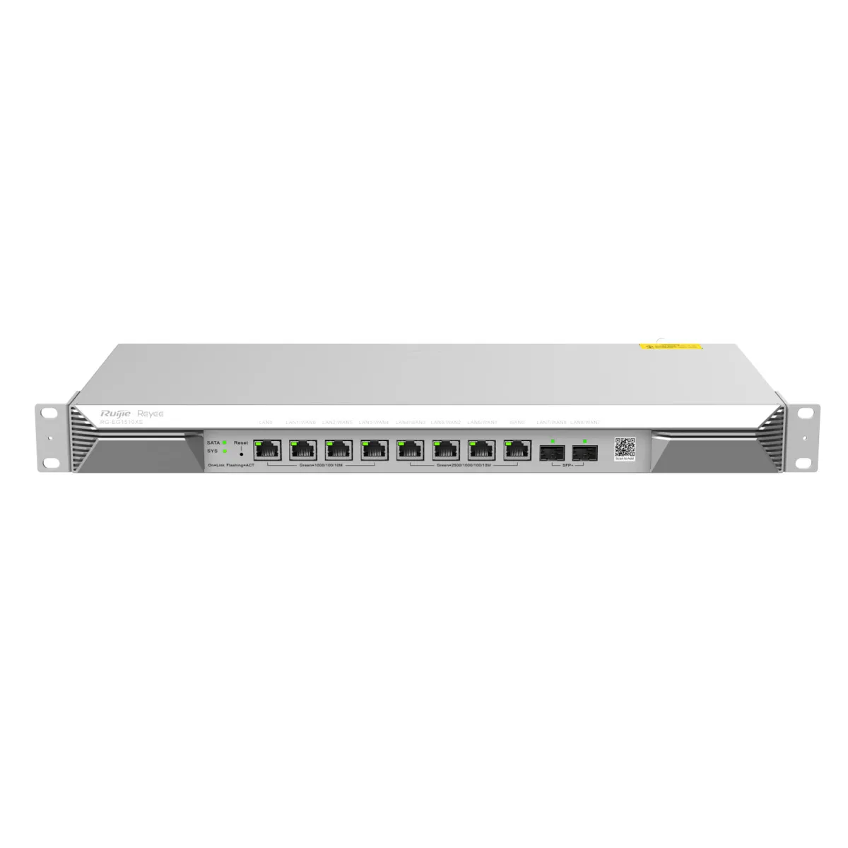 Reyee Router Cloud - 8 Puertos RJ45 + 2 SFP+ 1/10Gigabit - Router + Funciones Firewall - Admite hasta 7 WAN para failover o balanceo - Hasta 4000 Mbps de ancho de banda - Hasta 1500 usuarios recomendados