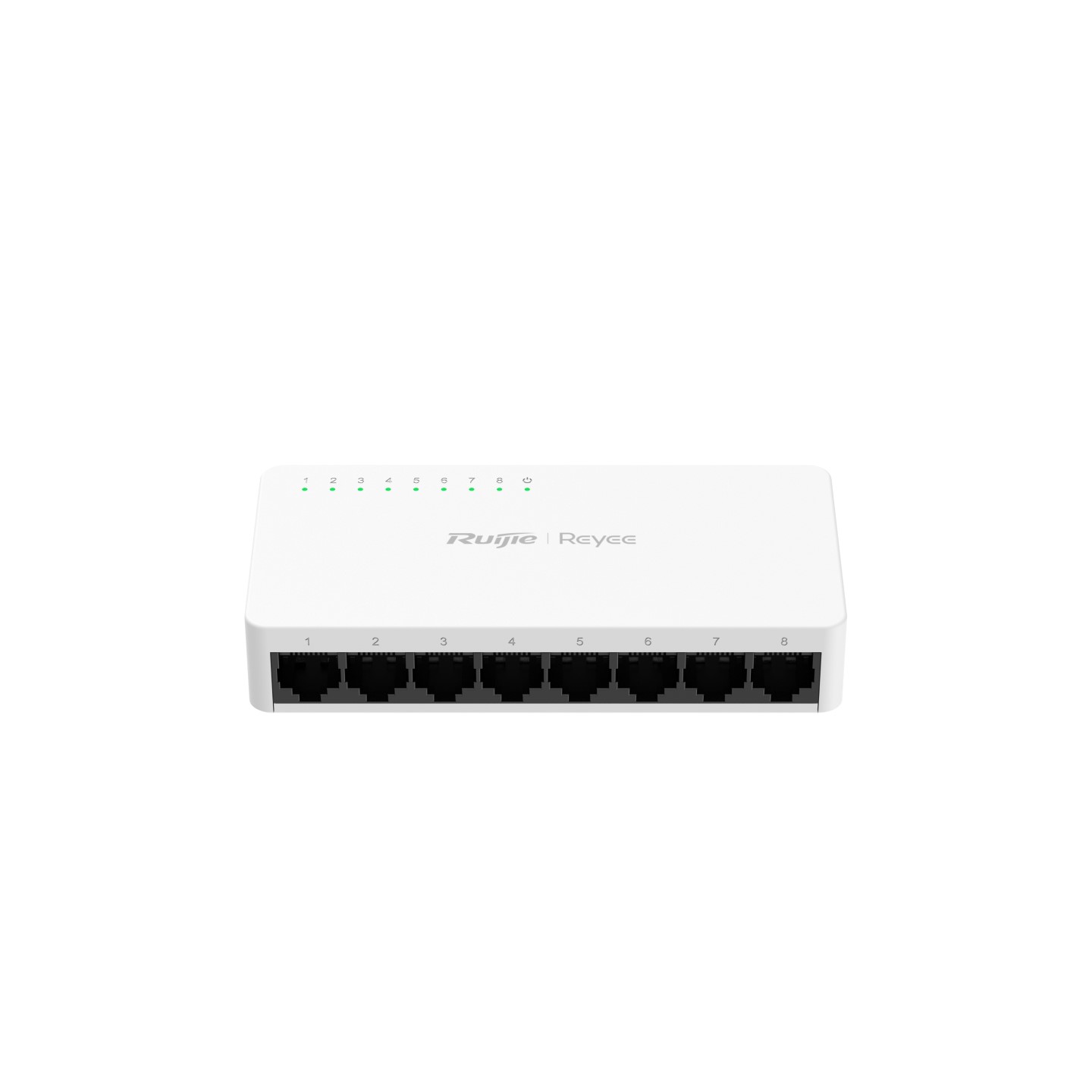 Reyee Switch Sobremesa - Carcasa Plástico - 8 puertos RJ45 - Velocidad 10/100 Mbps