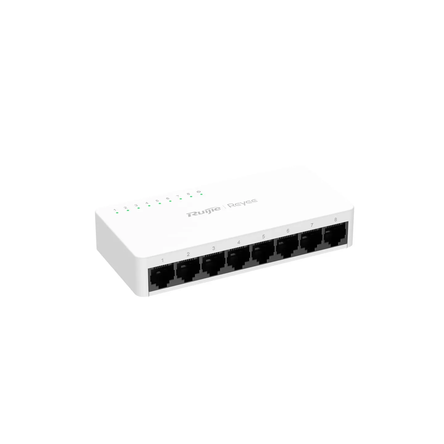 Reyee Switch Sobremesa - Carcasa Plástico - 8 puertos RJ45 - Velocidad 10/100/1000 Mbps - Plug and Play - Tecnología ahorro de energía — imagen 8