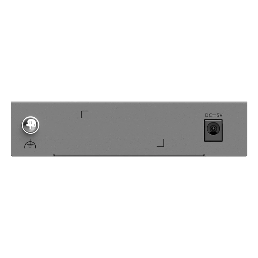 Reyee Switch - 5 x 10/100/1000 Mbps - Tolerancia a fallos por IA - Chasis metálico para escritorio - Protección hasta tensión de 6 kV — imagen 4