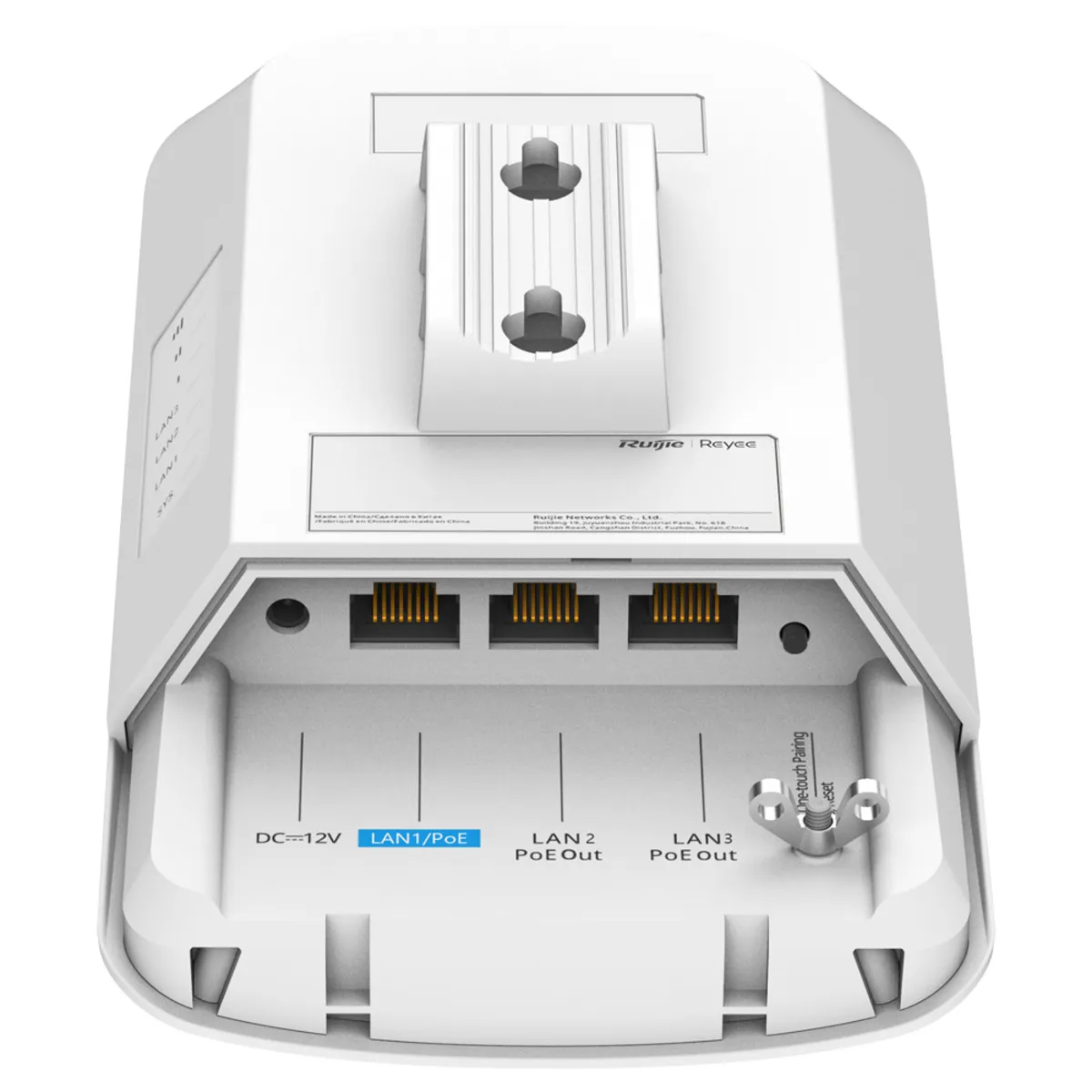 Reyee - Enlace inalámbrico de hasta 3 km - Frecuencia 5.15 GHz  5.85 GHz - Protocolo Propietario basado en TDMA - IP55, apto para exteriores - 2 x PoE Out hasta 15,4W — imagen 2