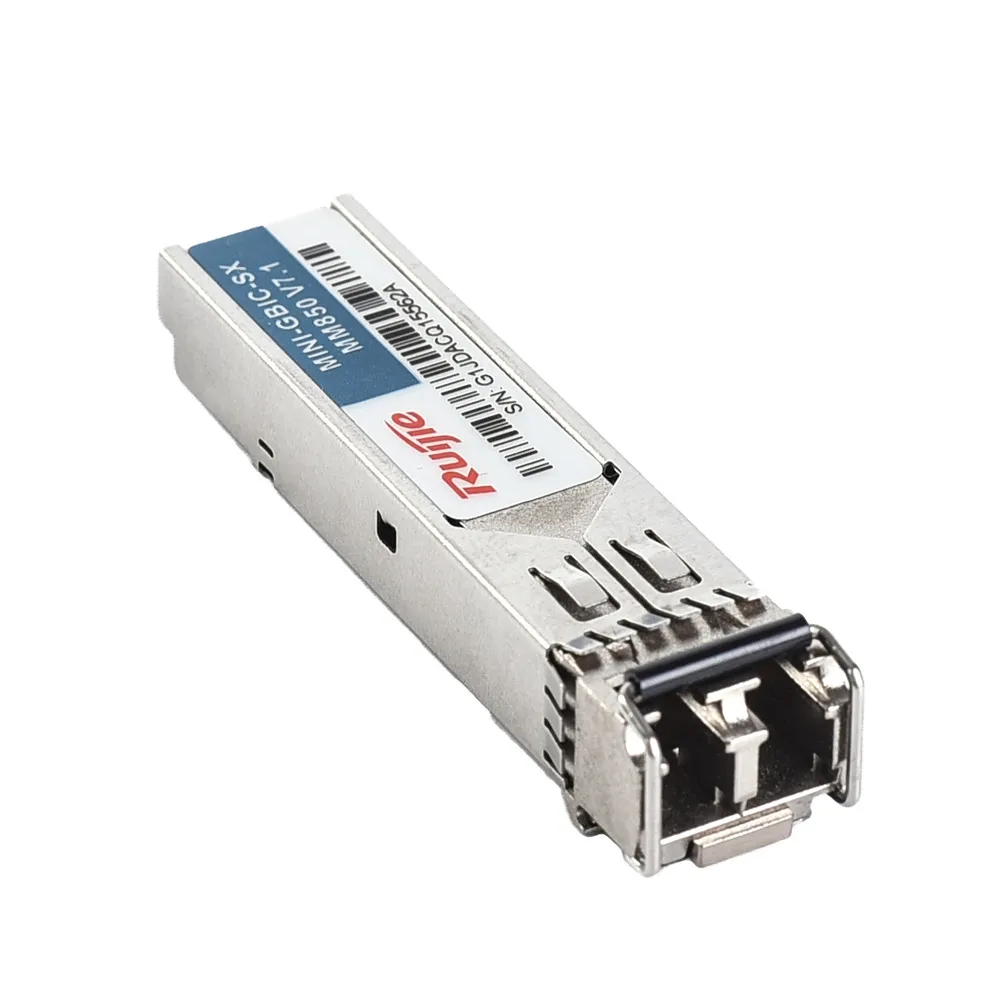 Ruijie Módulo transceptor SFP - Longitud de Onda 850 nm - Fibra multimodo - Conector LC dúplex - Máxima distancia 550 m - 1.25Gb/s - 1000Base-SX — imagen 4