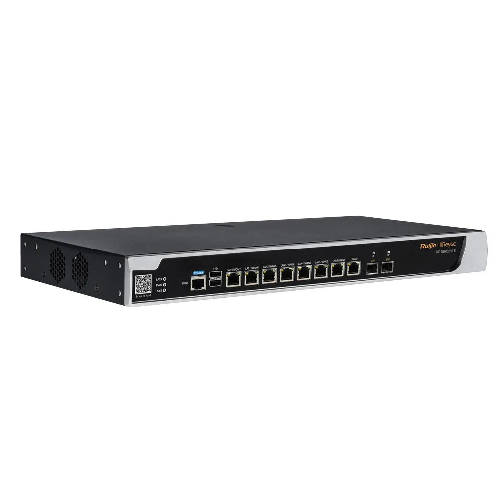Ruijie Router Cloud - 8 Puertos Gigabit + 2 Puertos SFP Gigabit - Router + Funciones Firewall - Admite hasta 9 WAN para failover o balanceo - Hasta 2500 Mbps de ancho de banda - Hasta 1000 usuarios recomendados — imagen 4