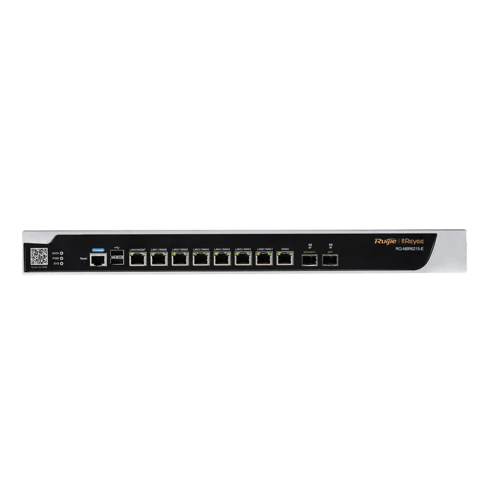 Ruijie Router Cloud - 8 Puertos GE+ 1 SFP Gigabit + 1 SFP+ 10Gigabit - Router + Funciones Firewall - Admite hasta 9 WAN para failover o balanceo - Hasta 2500 Mbps de ancho de banda - Hasta 2000 usuarios recomendados — imagen 5