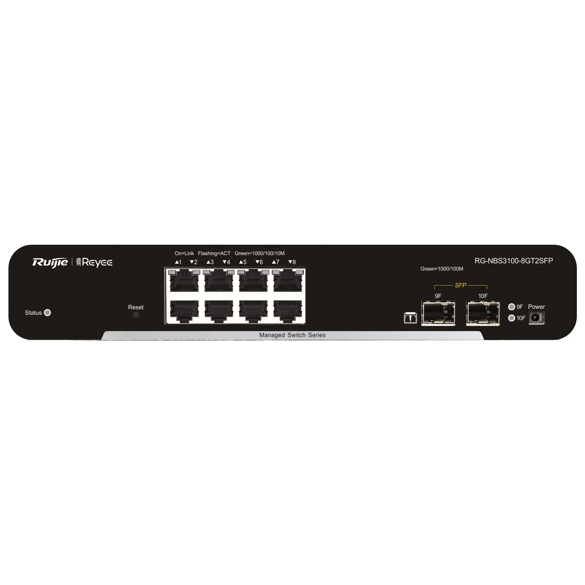Reyee Switch Cloud Capa 2 - 8 puertos Gigabit + 2 SFP — imagen 3