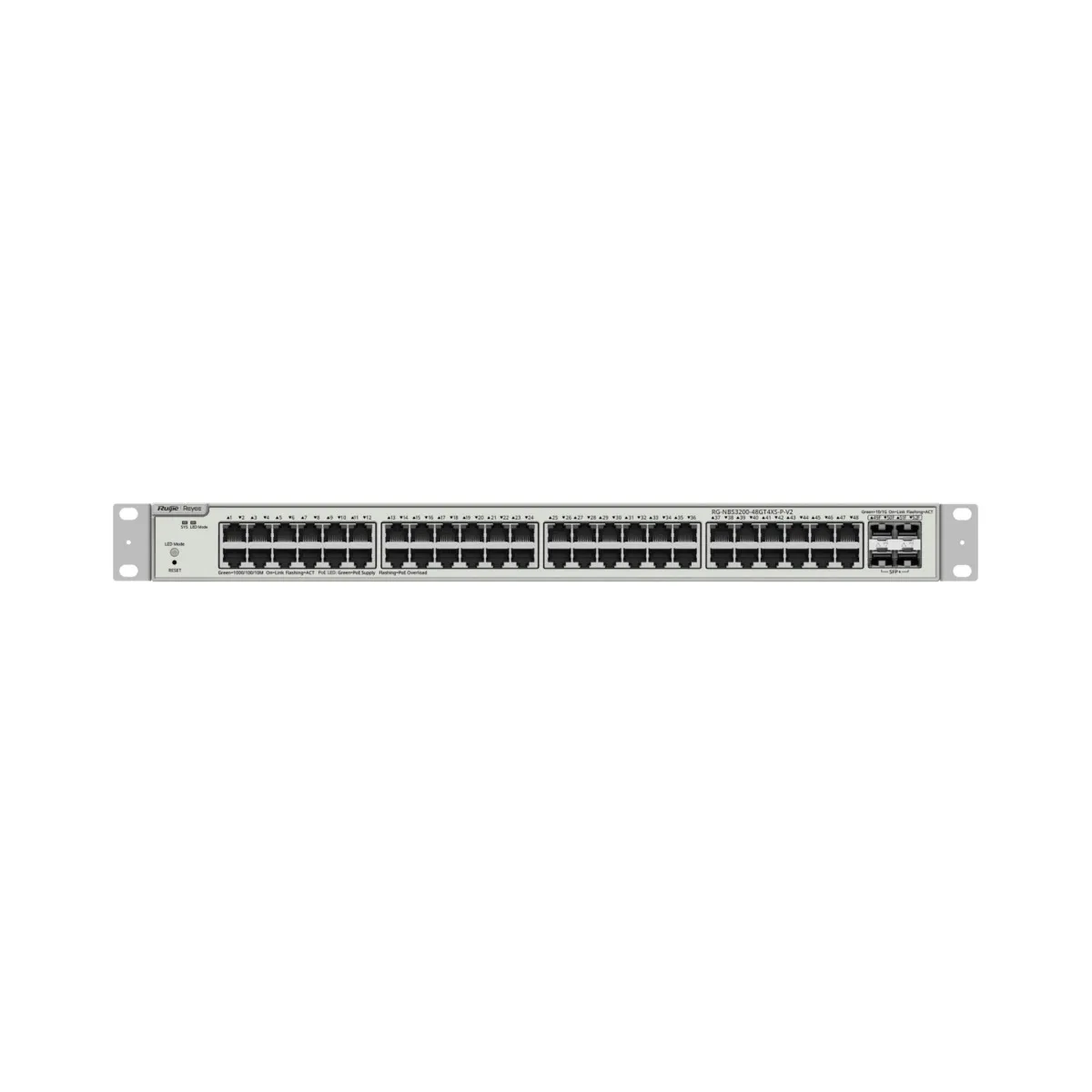 Reyee Switch PoE Cloud Gestionable L2 - 48 puertos PoE+ + 4 SFP+ - Máximo 370W — imagen 2