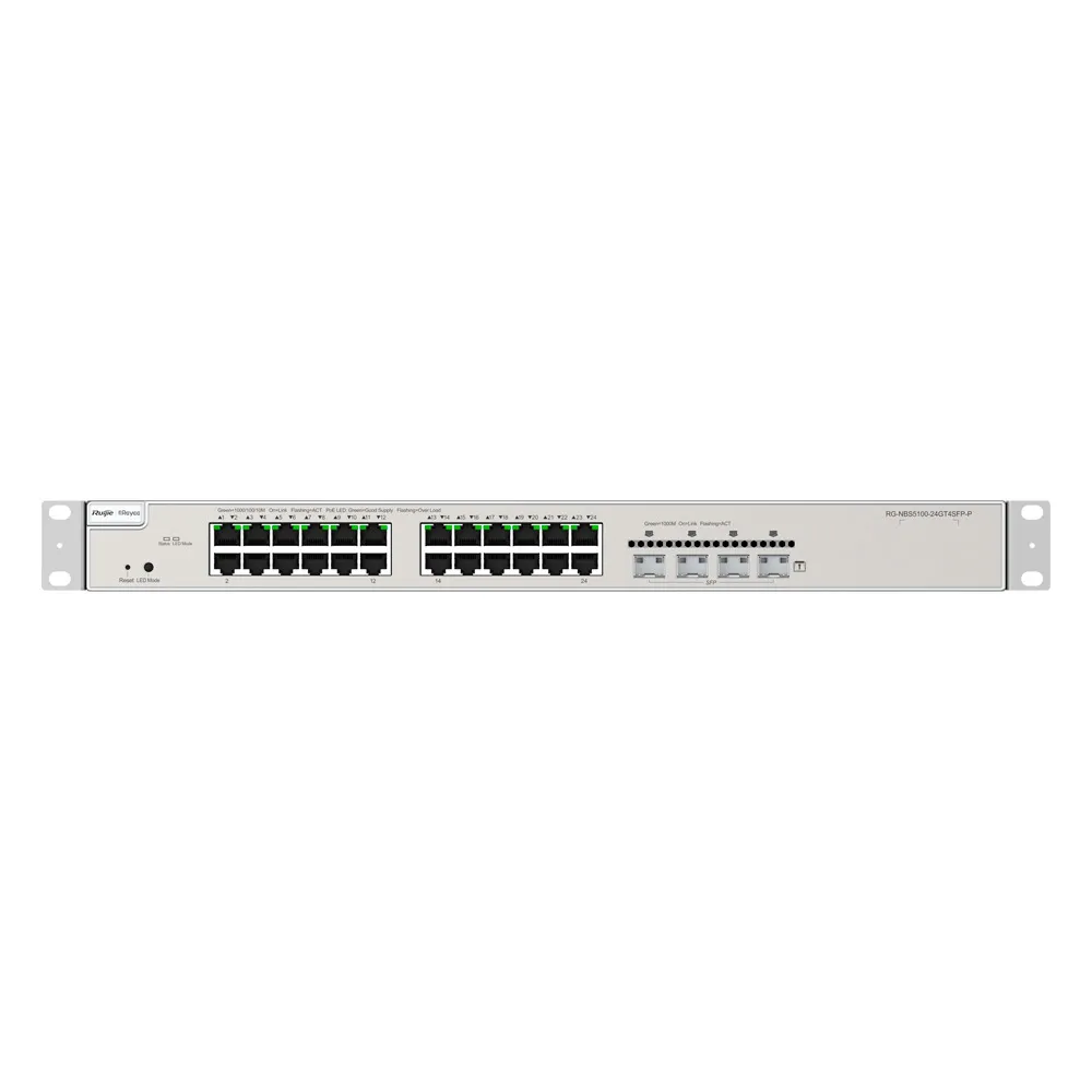 Reyee Switch PoE Cloud Capa 3 - 24 puertos PoE+ RJ45 + 4 SFP - Máximo 370W — imagen 3