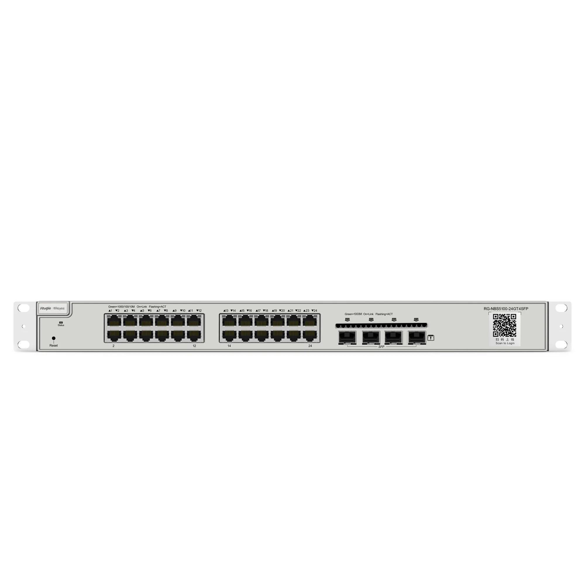Reyee Switch Cloud Capa 3 - 24 puertos RJ45 Gigabit - 4 puertos SFP Gigabit — imagen 3