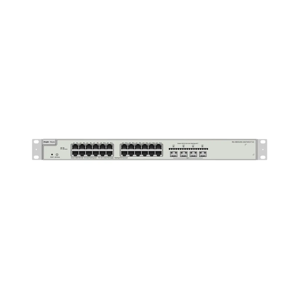 Reyee Switch PoE Cloud Capa 3 - 24 puertos PoE+ RJ45 + 4 SFP+ - Máximo 370W — imagen 2