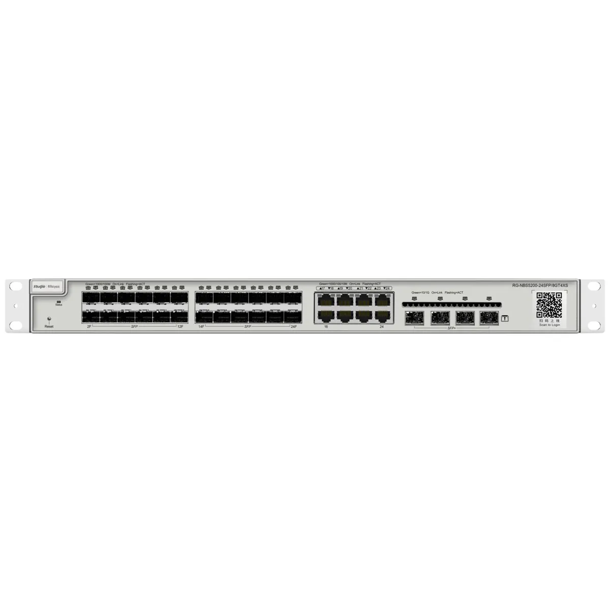 Reyee Switch Cloud Capa 3 - 24 puertos SFP Gigabit  (8 Puertos Combo RJ45) - 4 puertos SFP+ 10 Gbps — imagen 2