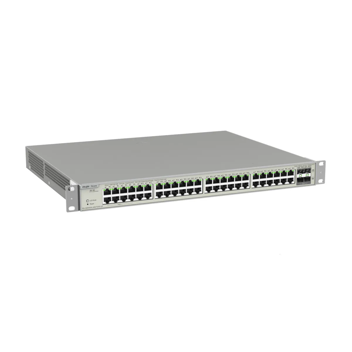 Reyee Switch Hi-PoE Cloud Capa 3 - 48 puertos PoE RJ45 Gigabit + 4 SFP+ 10Gb - 40 Puertos PoE+ (30W) + 8  Hi-PoE (90W) / 740W — imagen 3