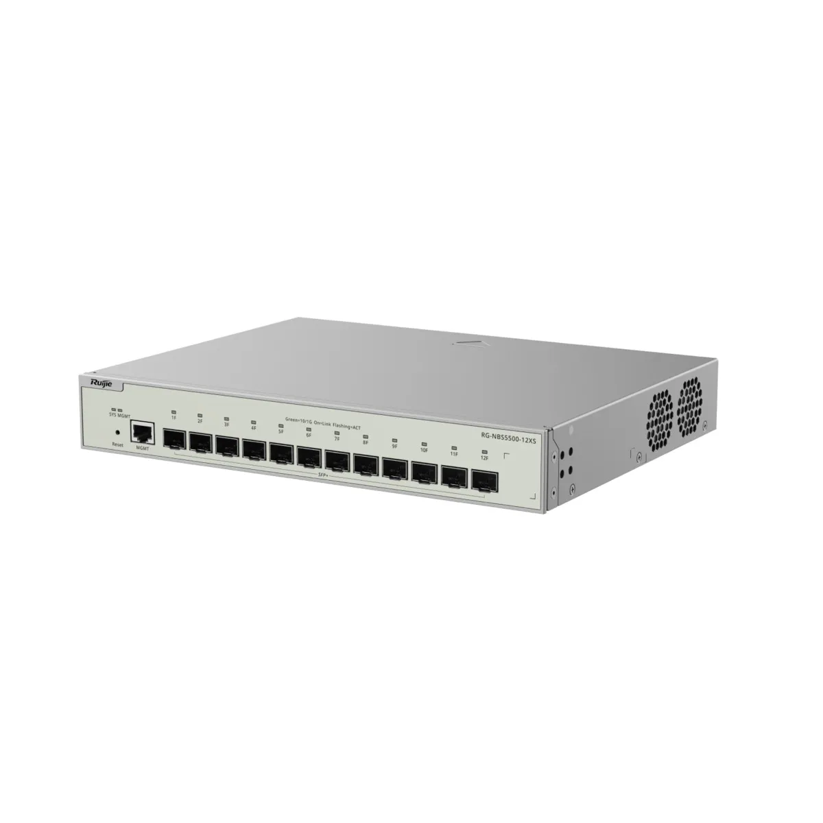 Reyee Switch Cloud Capa 3 - 12x SFP+ 10Gbps + 1x RJ45 Mgmt- Enrackable