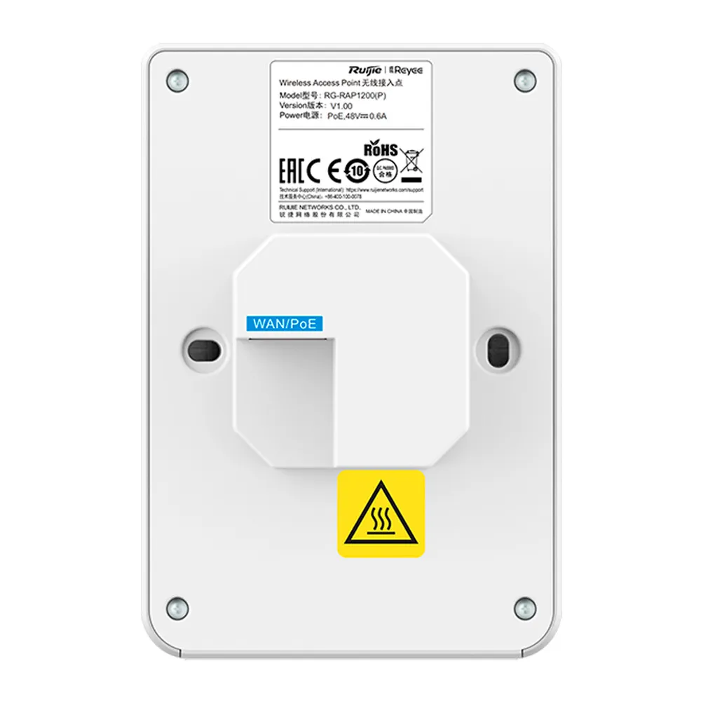 Reyee - AP de Pared Omnidireccional Wi-Fi 5 - AC 1267 Mbps - 4x Puertos RJ45 — imagen 4