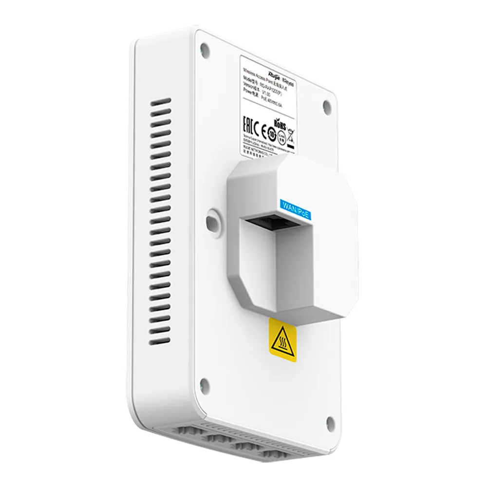 Reyee - AP de Pared Omnidireccional Wi-Fi 5 - AC 1267 Mbps - 4x Puertos RJ45 — imagen 5