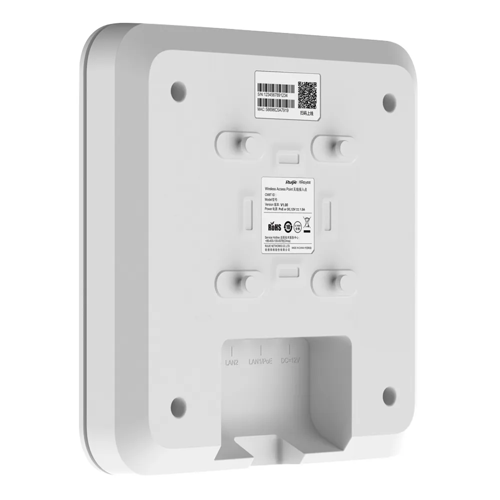 Reyee - AP Omnidireccional Wi-Fi 6 - Alta Densidad AX3200 Mbps MIMO 4x4 — imagen 5