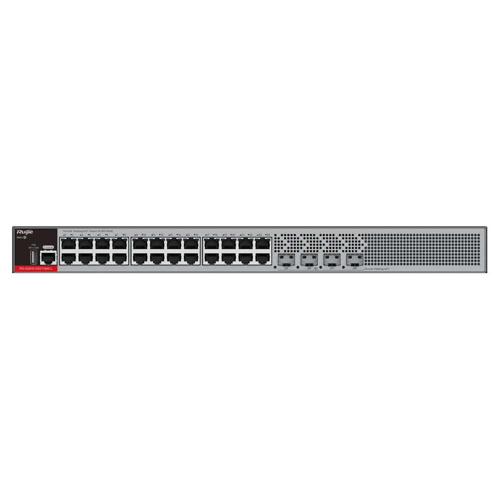 Ruijie Switch Cloud Gestionable L2+ - 24 puertos RJ45 1G + 4 puertos SFP 1/2.5G — imagen 3