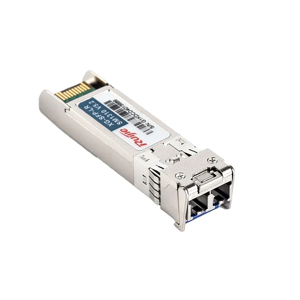 Ruijie Módulo transceptor SFP+ - Longitud de Onda 1310 nm - Fibra monomodo - Conector LC dúplex - Máxima distancia 10 km - 10Gbps - 10GBASE-LR — imagen 4