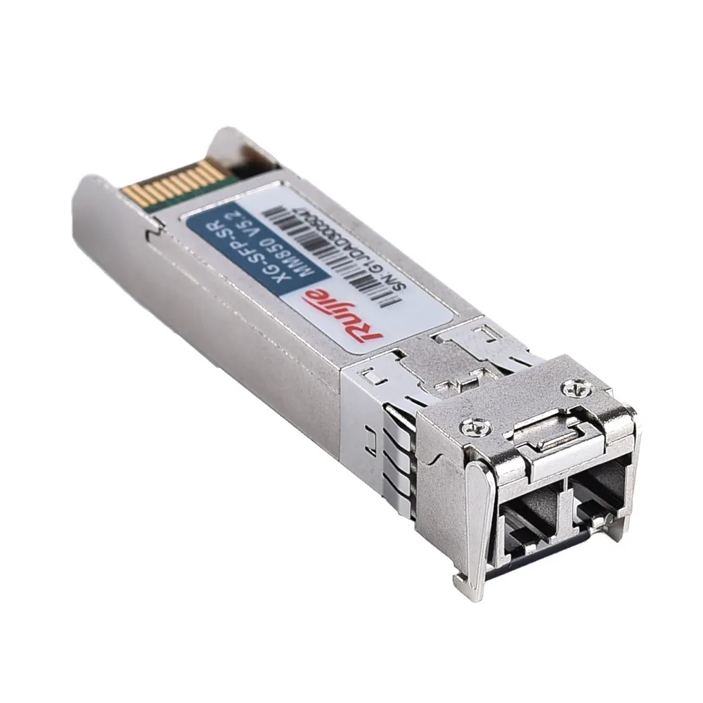 Ruijie Módulo transceptor SFP+ - Longitud de Onda 850 nm - Fibra multimodo - Conector LC dúplex - Máxima distancia 300 m - 10Gbps - 10GBASE-SR — imagen 2