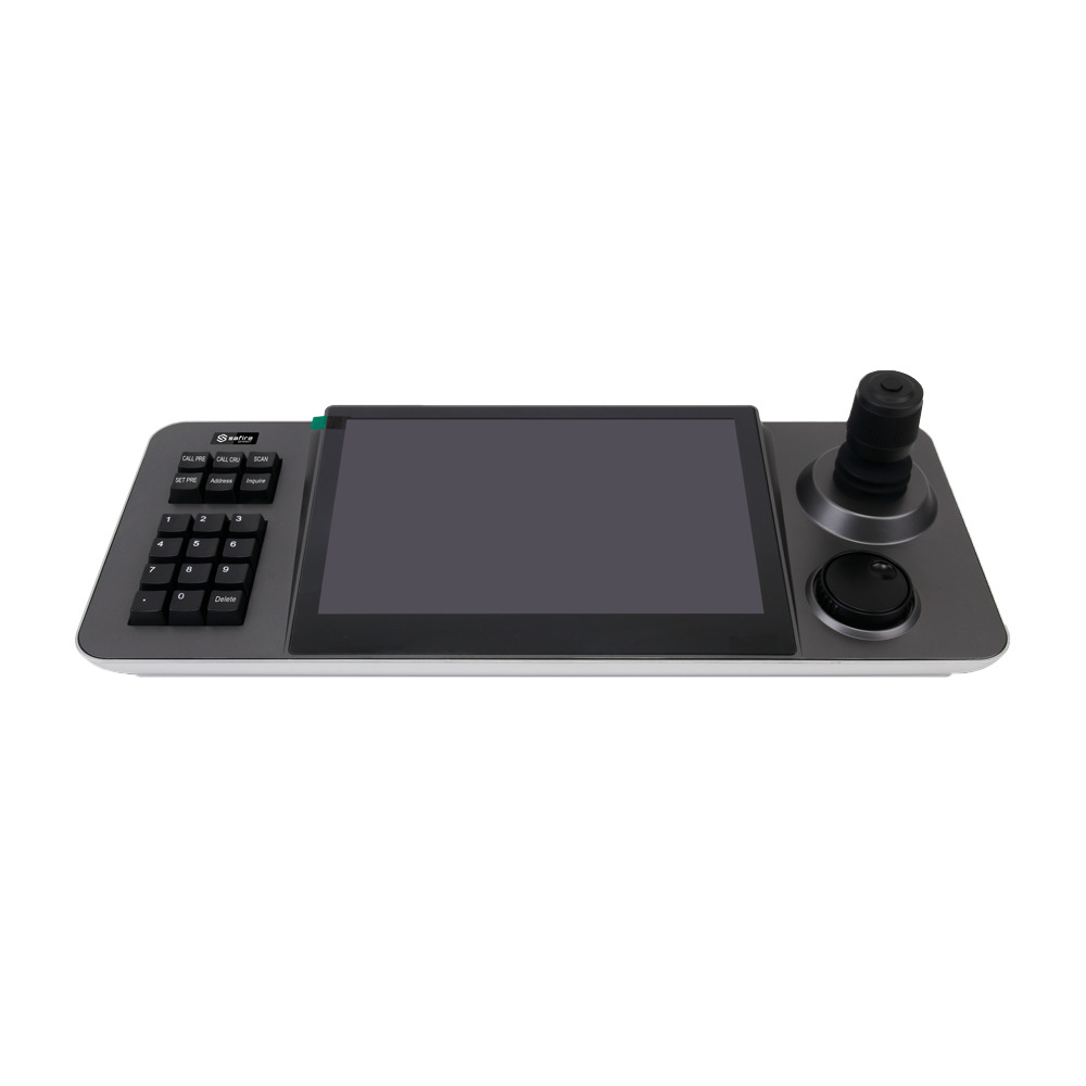 Teclado IP Safire Smart - Doble interfaz: directo o red - Pantalla LCD TFT 10.1" - Red por IP con conector RJ45 - Joystick 4 axis - Captura de imágenes en local por USB