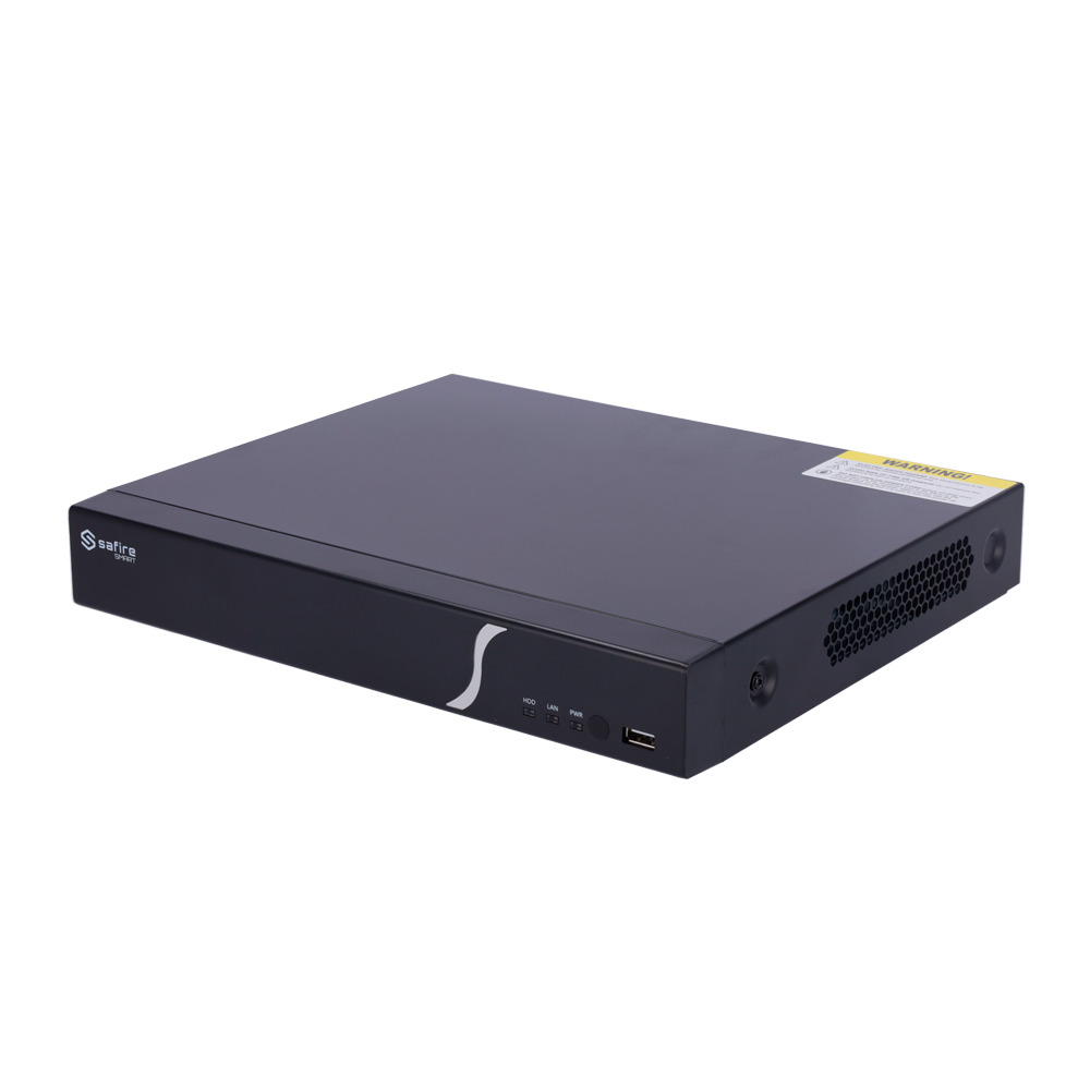 Safire Smart - Grabador analógico XVR Serie 8 - 4CH HDTVI/HDCVI/AHD/CVBS/ 4+2 IP - Salida HDMI 4K y VGA / 1 HDD - Resolución máxima 4K (6FPS) - Audio / Alarmas