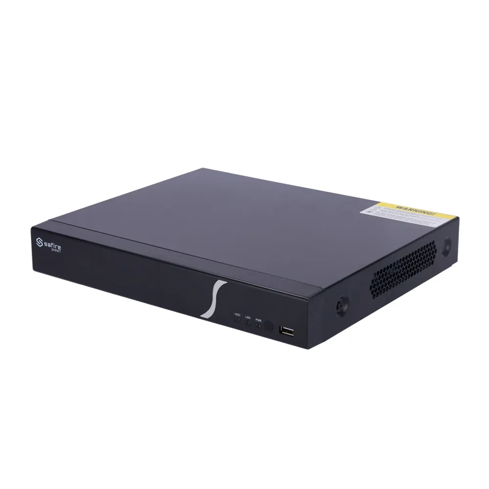 Safire Smart - Grabador analógico XVR Serie 8 - 4CH HDTVI/HDCVI/AHD/CVBS/ 4+2 IP - Salida HDMI 4K y VGA / 1 HDD - Resolución máxima 4K (6FPS) - Audio / Alarmas