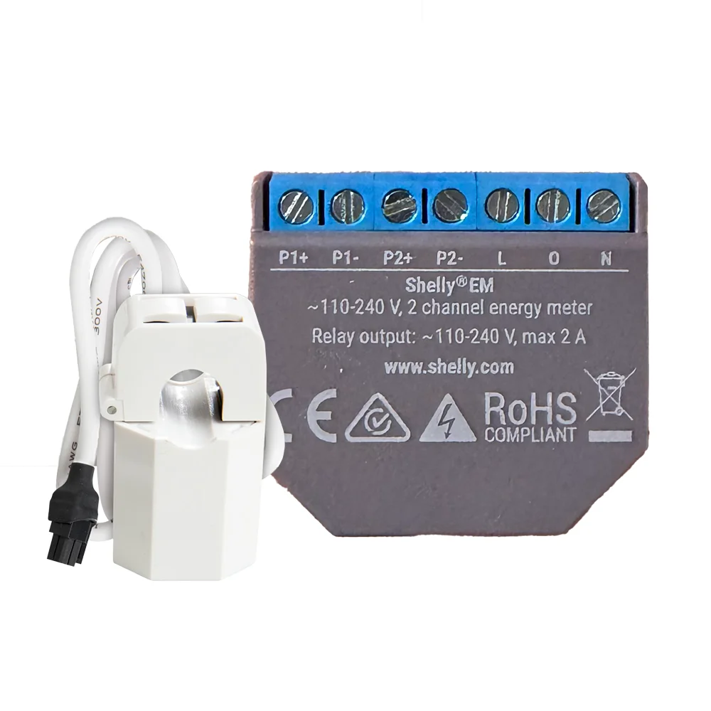 Shelly EM50A - WiFi 2.4 GHz IEEE802.11 b/g/n / Bluetooth